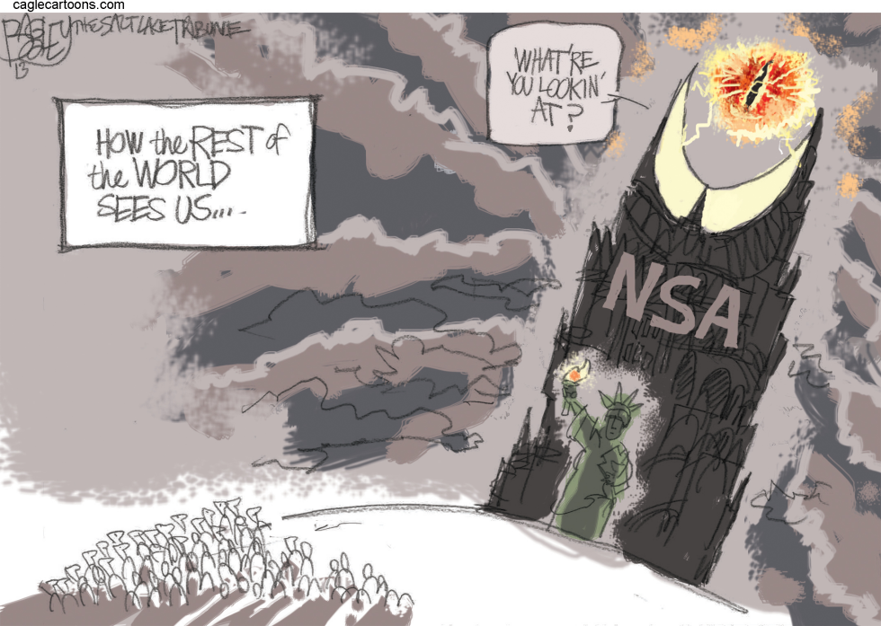  SPY WITH MY EYE by Pat Bagley