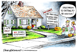 HALLOWEEN LESS FUN by Dave Granlund