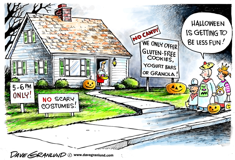  HALLOWEEN LESS FUN by Dave Granlund