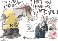 TEA PARTY TANTRUM by Pat Bagley