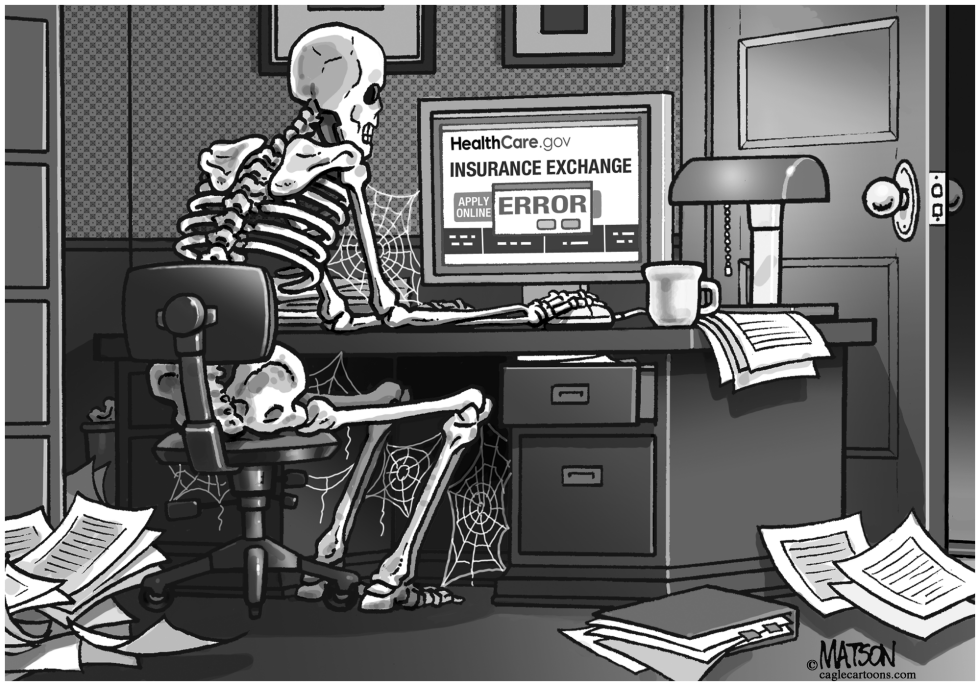  WAITING FOR OBAMACARE WEBSITE GLITCH FIX by RJ Matson