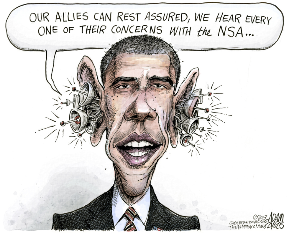  NSA CONCERNS by Adam Zyglis