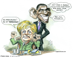 BARACK BUGS ANGELA  by Taylor Jones