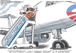 OBAMACARE DISASTER  by Pat Bagley