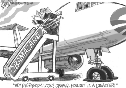 OBAMACARE DISASTER by Pat Bagley