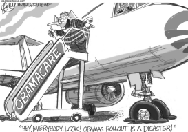 OBAMACARE DISASTER by Pat Bagley