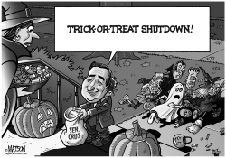 TRICK- OR-TREATING AS SENATOR CRUZ by RJ Matson