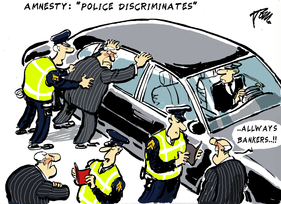  POLICE DISCRIMINATES by Tom Janssen