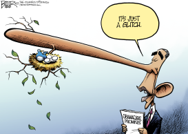 OBAMA GLITCH by Nate Beeler