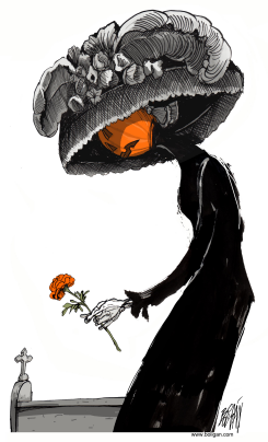 LA TRISTE MUERTE DE LA CATRINA  by Angel Boligan