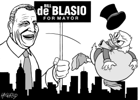 DE BLASIO NY MAYOR by Rainer Hachfeld