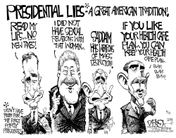 PRESIDENTIAL LIES-A GREAT AMERICAN TRADITION by John Darkow