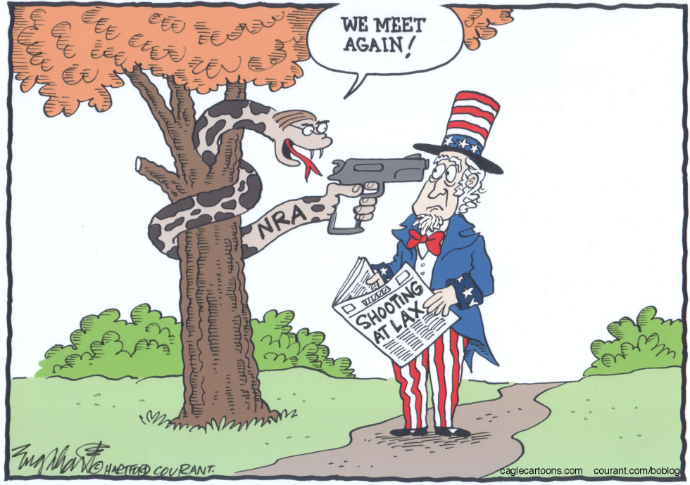  NRA  by Bob Englehart