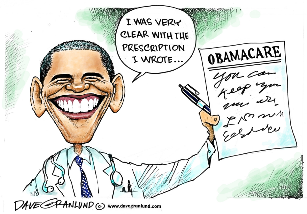  OBAMACARE CLARITY by Dave Granlund