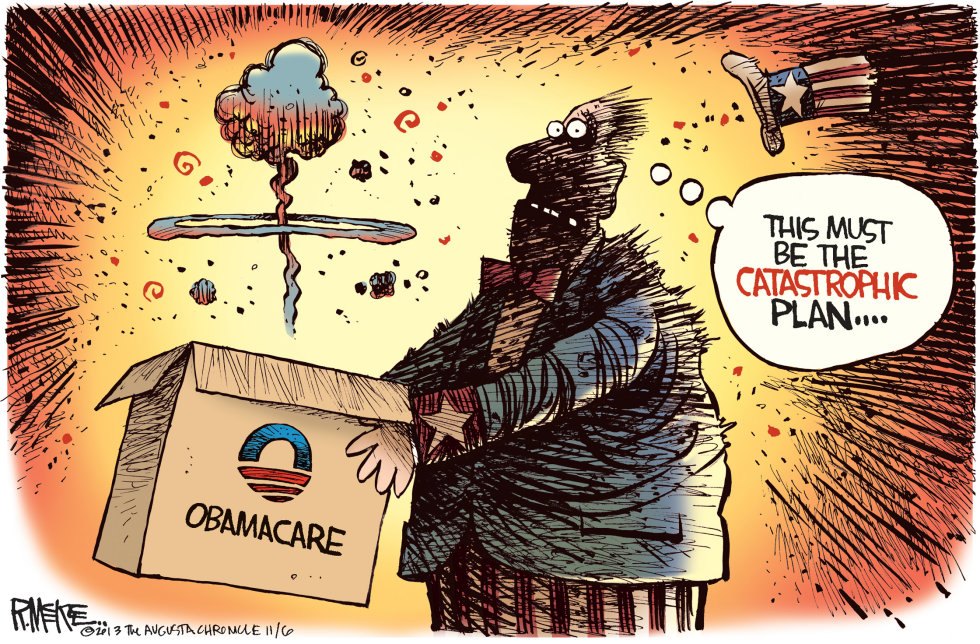  CATASTROPHIC PLAN by Rick McKee