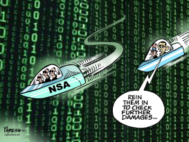 CHECKING NSA SPYING by Paresh Nath