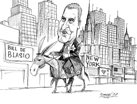 BILL DE BLASIO- SHERIFF IN NEW YORK by Petar Pismestrovic