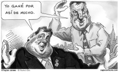 CHRIS CHRISTIE Y BILL DE BLASIO - EL TAMAñO IMPORTA by Taylor Jones