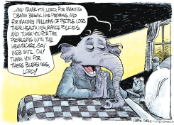 GOP BLESSINGS by Daryl Cagle