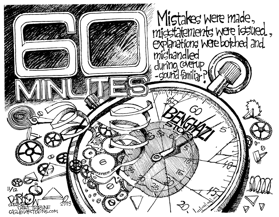  SIXTY MINUTES BENGHAZI by John Darkow