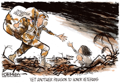 HONORING VETS by Jeff Koterba