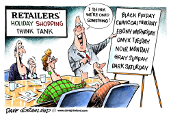 BLACK FRIDAY EXPANDING by Dave Granlund