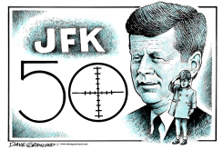 JFK ASSASSINATION 50TH by Dave Granlund