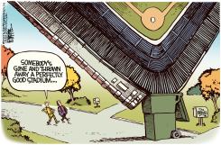 ATLANTA BRAVES STADIUM by Rick McKee