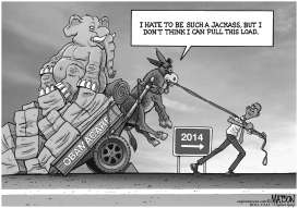 OBAMACARE IS A HEAVY LOAD FOR DEMOCRATS by RJ Matson