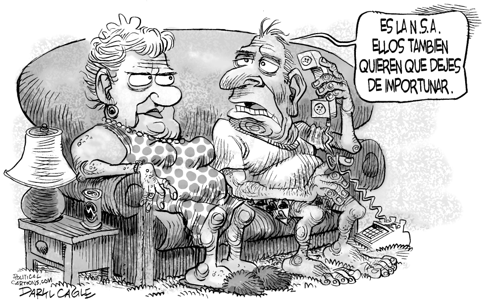  NSA IMPORTUNANDO by Daryl Cagle