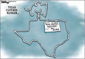 TEXAS CLOTHES HANGER    by Bill Day