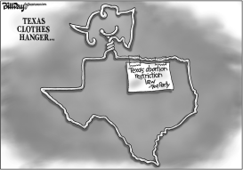 TEXAS CLOTHES HANGER    by Bill Day