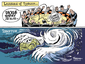 LESSONS OF TYPHOON by Paresh Nath