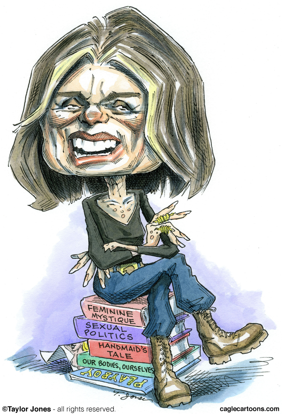  MEDAL OF FREEDOM RECIPIENT GLORIA STEINEM  by Taylor Jones