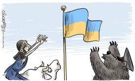 UKRAINE BETWEEN EUROPE AND RUSSIA by Martin Sutovec