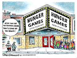 HUNGER GAMES by Dave Granlund