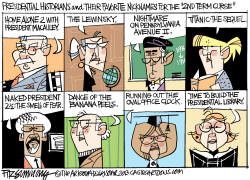 PRESIDENTIAL SECOND TERM CURSE  by David Fitzsimmons