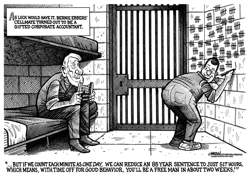  WORLDCOM CEO BERNIE EBBERS IN PRISON by RJ Matson