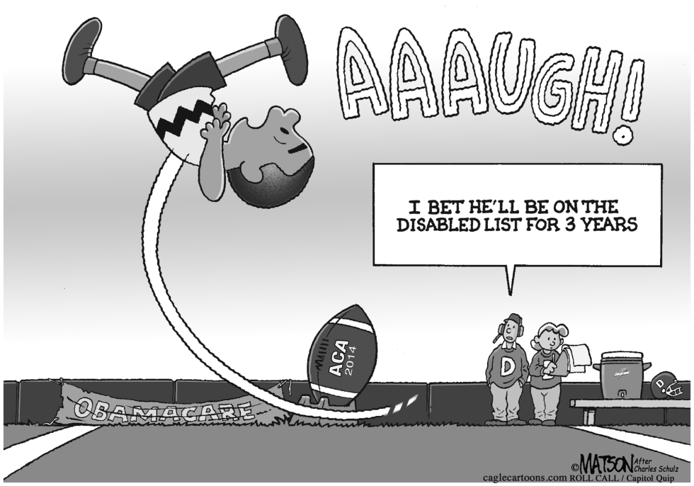  OBAMA TRIES TO KICK ACA FOOTBALL by RJ Matson