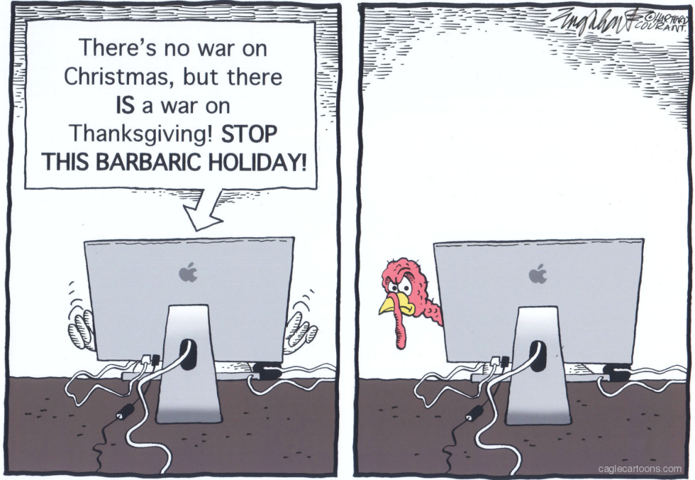  THANKSGIVING by Bob Englehart