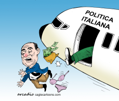 BERLUSCONI FUERA COL by Arcadio Esquivel