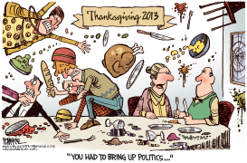 THANKSGIVING 2013 by Rick McKee