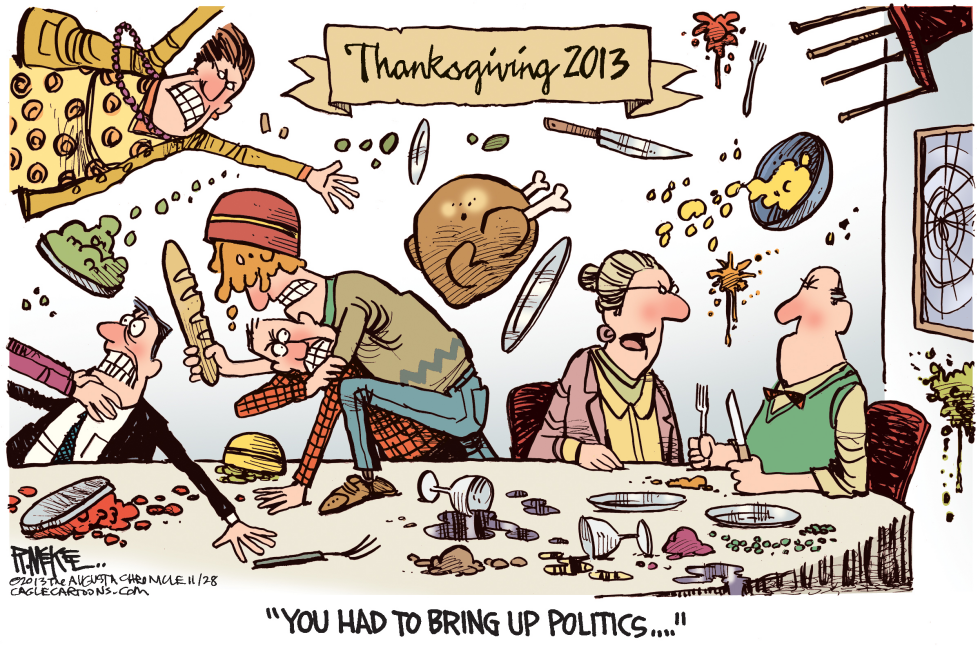  THANKSGIVING 2013 by Rick McKee