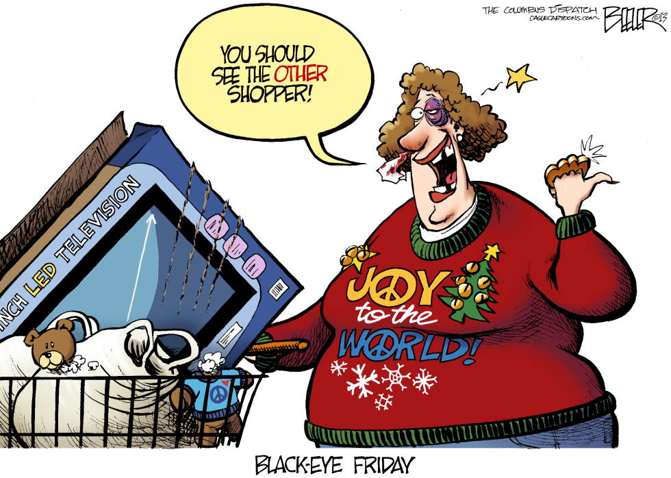  HOLIDAY SHOPPING by Nate Beeler