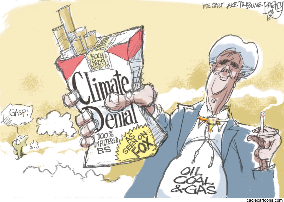  CLIMATE DENIAL CANCER by Pat Bagley