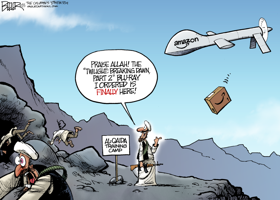  DRONE STRIKE by Nate Beeler