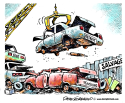 DETROIT INSOLVENCY by Dave Granlund