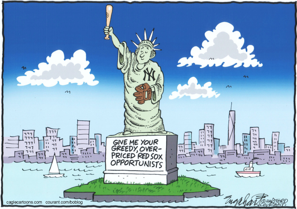  ELLSBURY TO YANKEES -  by Bob Englehart