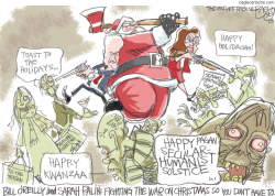 WALKING DEAD CHRISTMAS SPECIAL by Pat Bagley