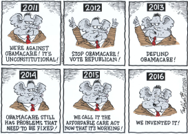 OBAMACARE PREDICTION by Bob Englehart